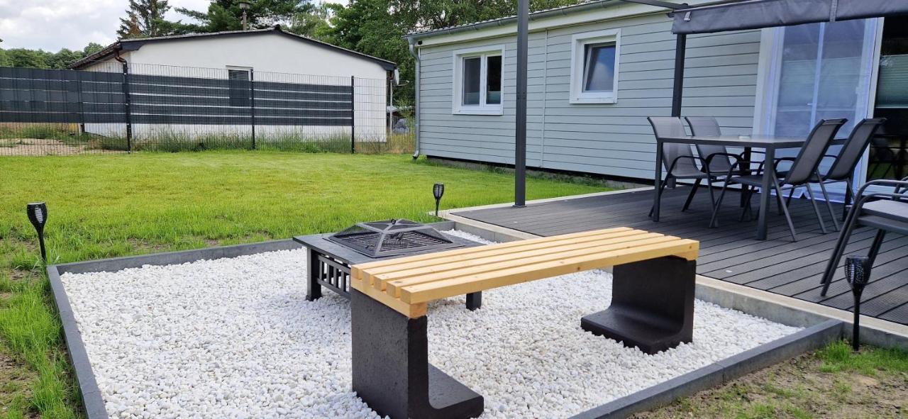 Ferienhaus Seeoase - 70Qm - Kamin -Terrassen - Parkplatz - Badestelle Fusslaeufig Joachimsthal Buitenkant foto